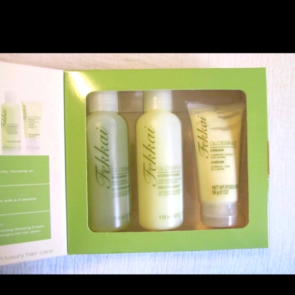 🌻 Fekkai Brilliant Glossing Cream Shampoo Conditioner Set ORIGINAL Formula 🌻